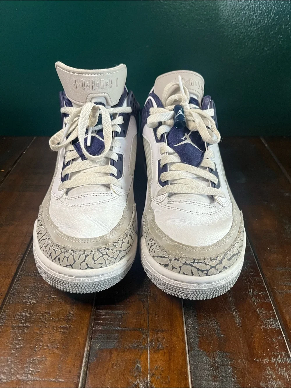 Nike Air Jordan Spizike Low White Midnight Navy Grey FQ1759-140 Men’s Size 8